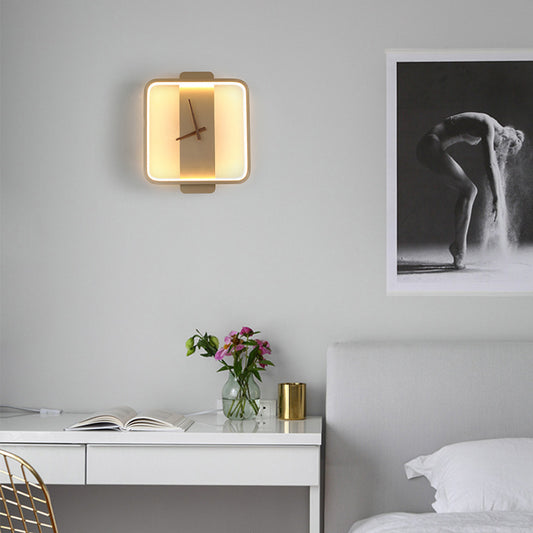 Nordic Wall Lamp – Bedside & Clock Design