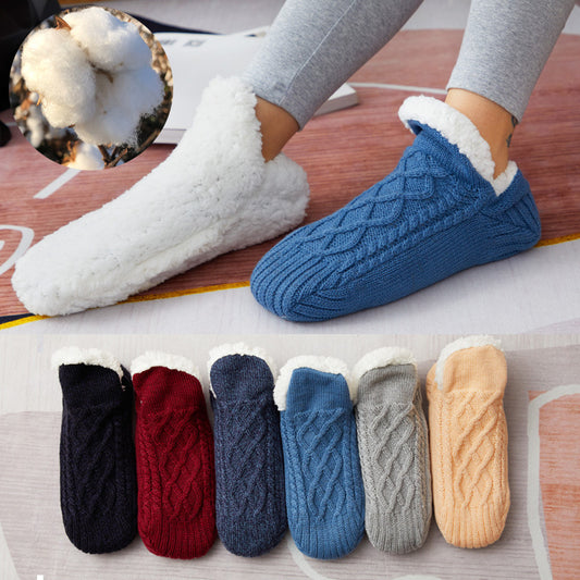 FuzzyFeet Winter Slipper Socks