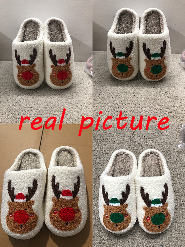 Cozy Elk Winter Slippers