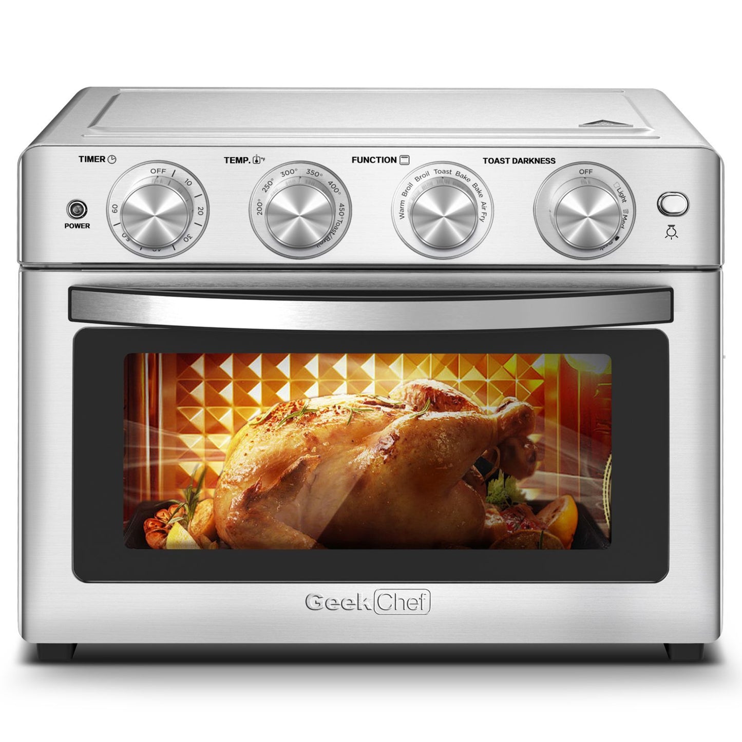 Geek Chef 26QT Air Fryer Oven – 6-Slice Extra Large