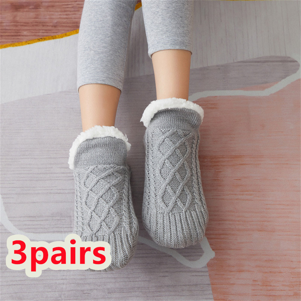 FuzzyFeet Winter Slipper Socks