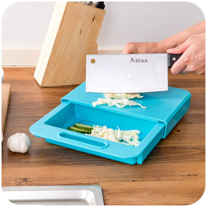 All-in-One Chopping & Drain Board