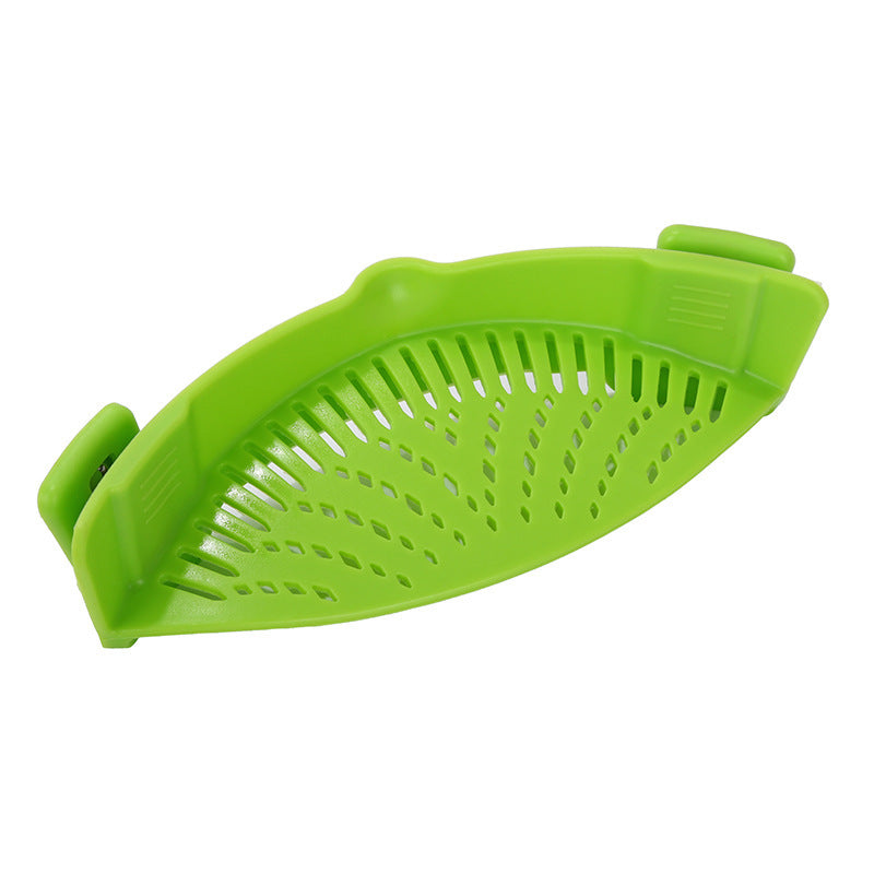 Silicone Clip-On Funnel & Strainer – Fits All Pots