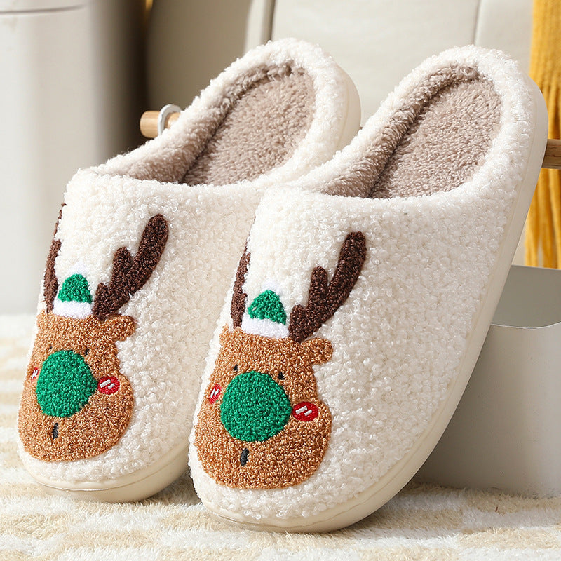 Cozy Elk Winter Slippers