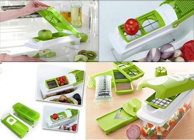 12-in-1 Multifunctional Vegetable Chopper & Slicer Set