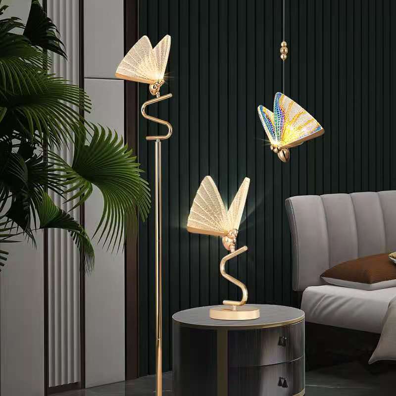 CrystalWings Butterfly Ceiling Light