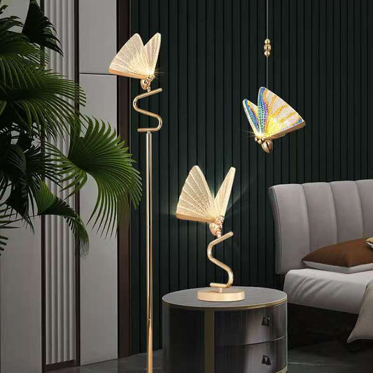 CrystalWings Butterfly Ceiling Light