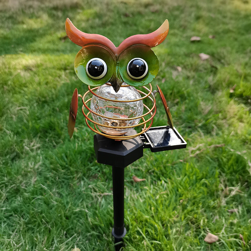Solar Owl Garden Light – LED & Waterproof