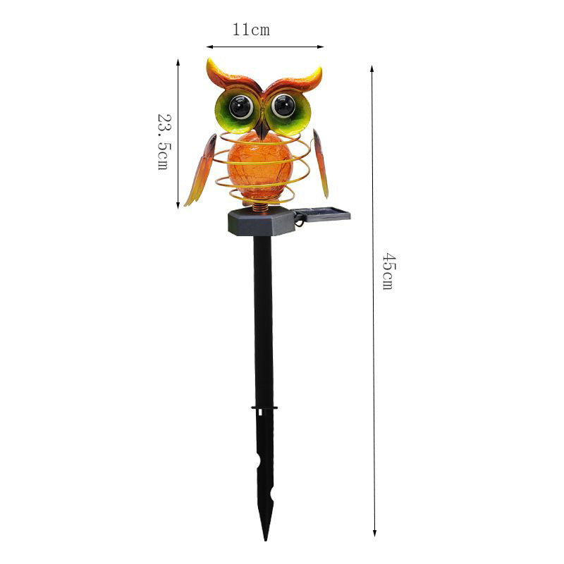 Solar Owl Garden Light – LED & Waterproof