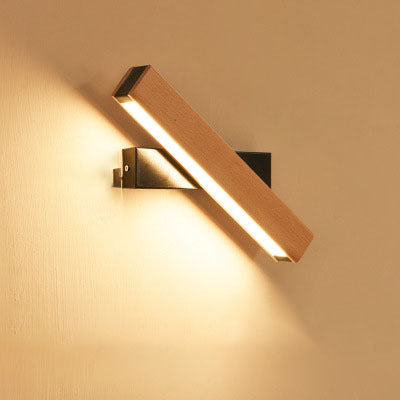 GlowBar Modern Wooden Wall Light