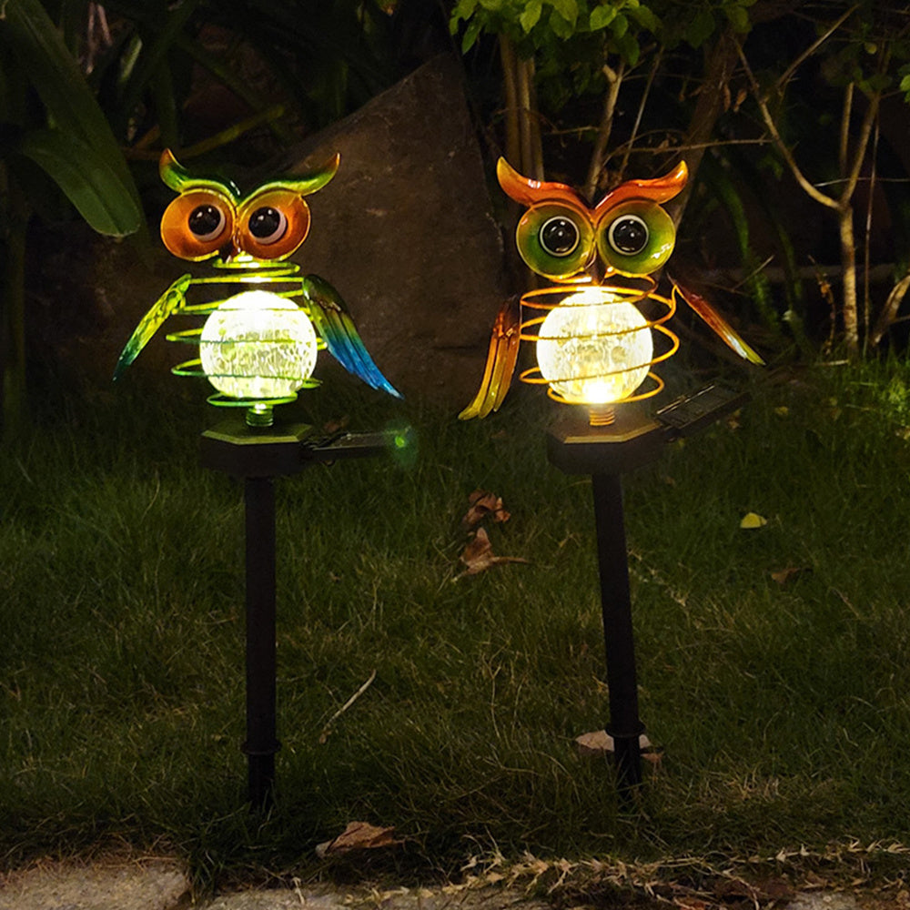 Solar Owl Garden Light – LED & Waterproof