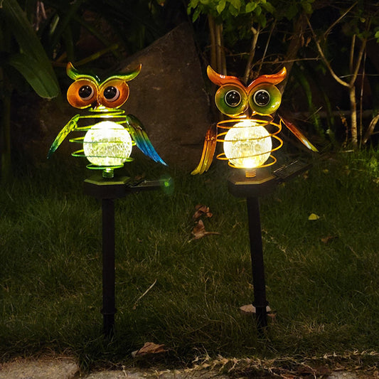 Solar Owl Garden Light – LED & Waterproof