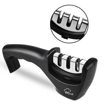 Diamond & Tungsten Steel Kitchen Sharpener