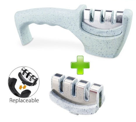 Diamond & Tungsten Steel Kitchen Sharpener