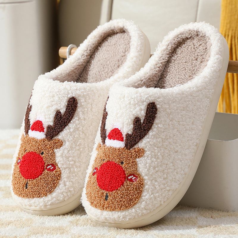 Cozy Elk Winter Slippers