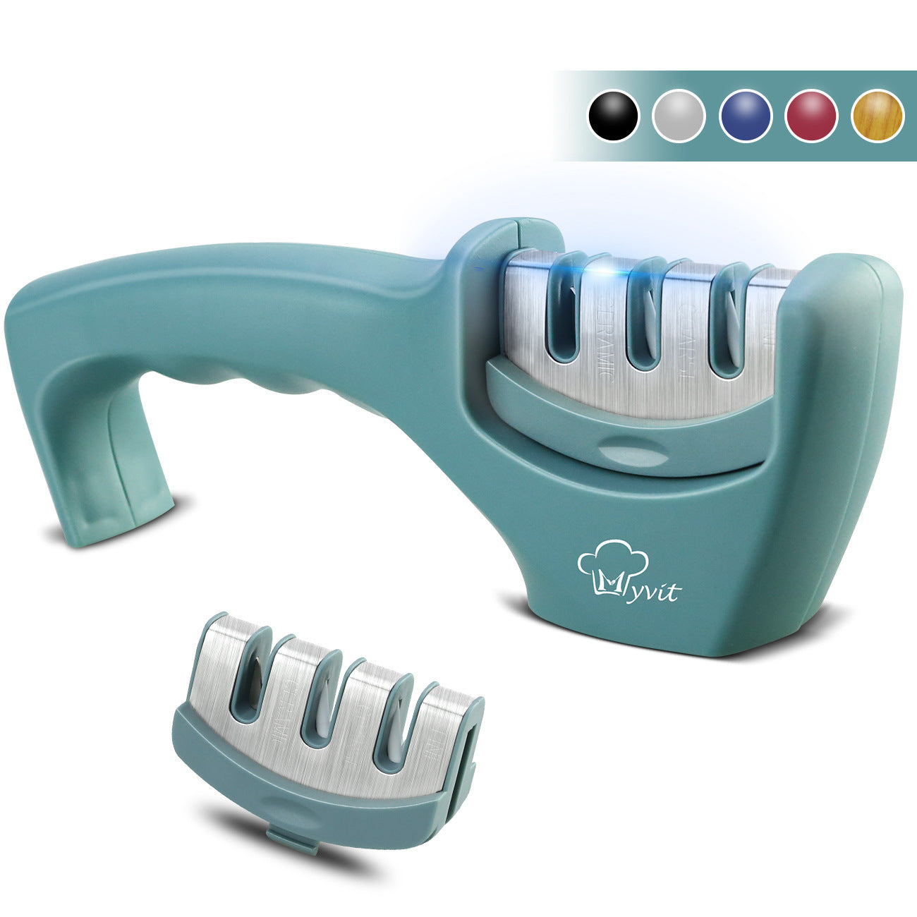 Diamond & Tungsten Steel Kitchen Sharpener