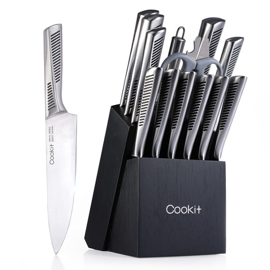 All-in-One Cutlery Set with Scissors & Sharpener