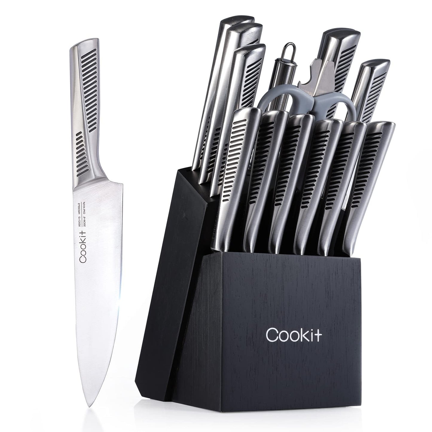 All-in-One Cutlery Set with Scissors & Sharpener