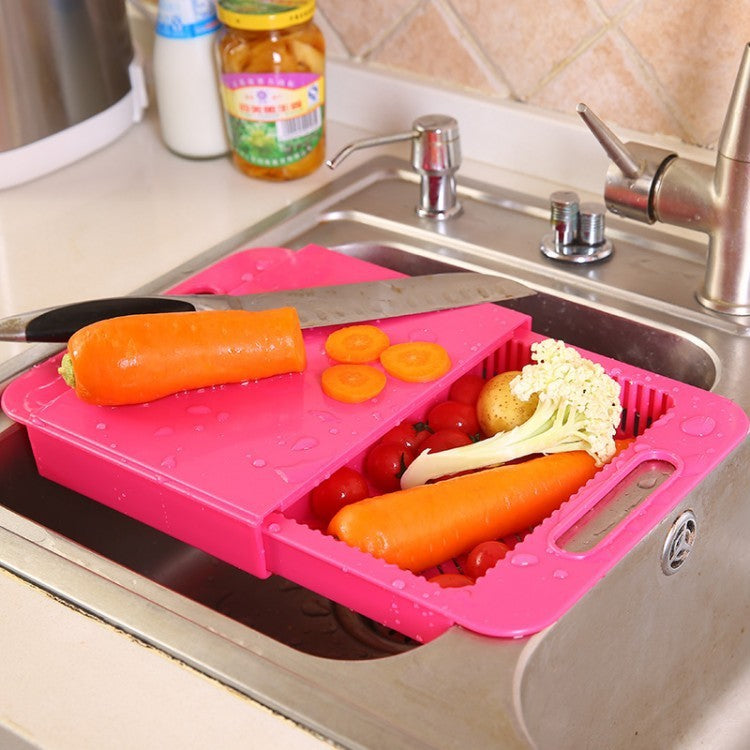 All-in-One Chopping & Drain Board