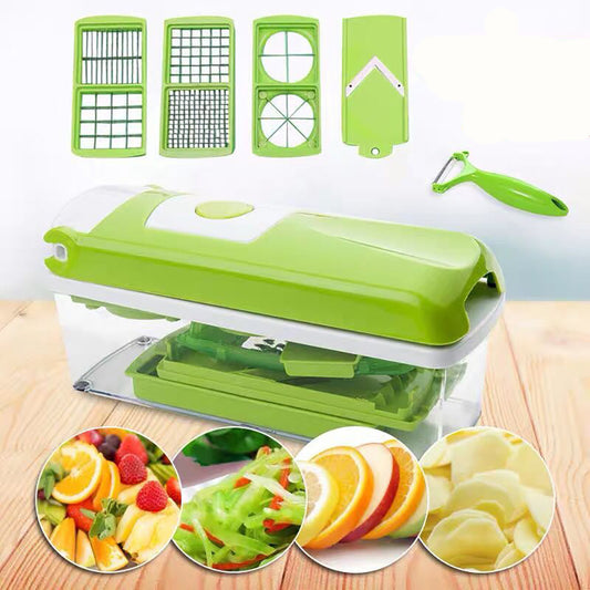 12-in-1 Multifunctional Vegetable Chopper & Slicer Set