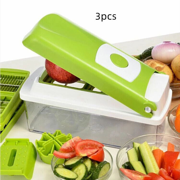 12-in-1 Multifunctional Vegetable Chopper & Slicer Set