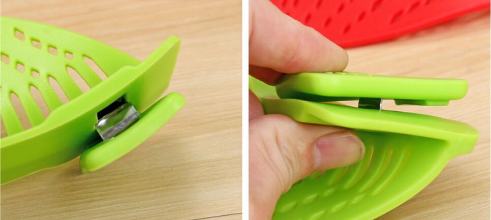 Silicone Clip-On Funnel & Strainer – Fits All Pots