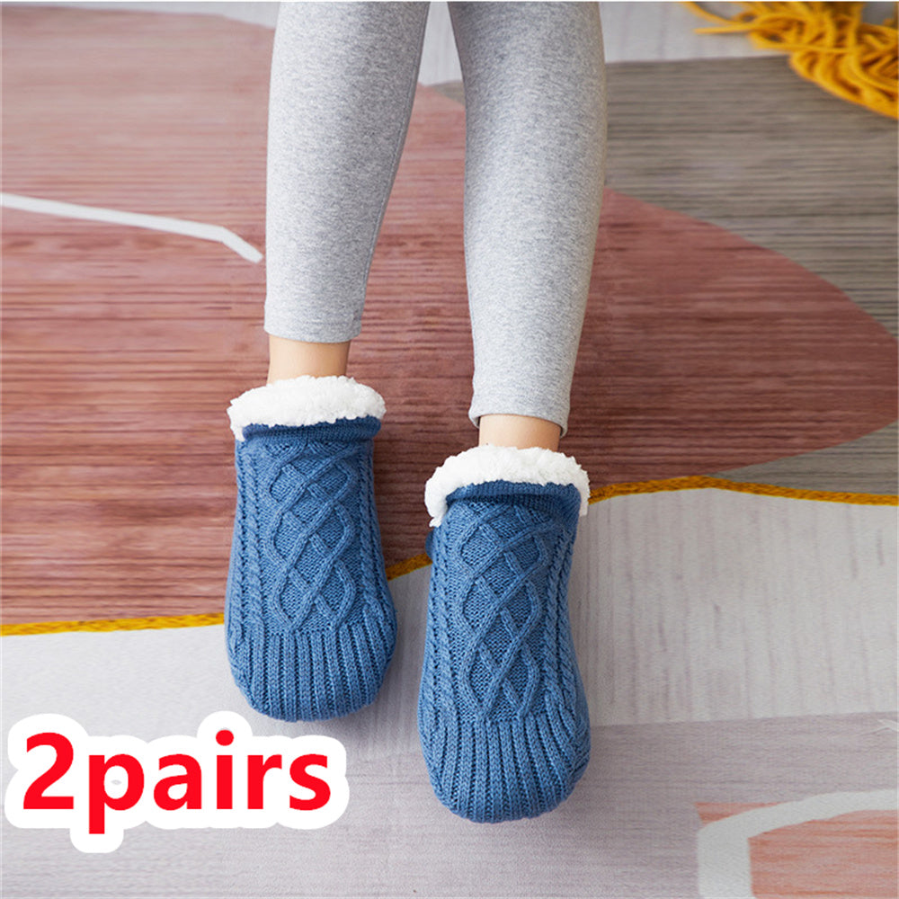FuzzyFeet Winter Slipper Socks