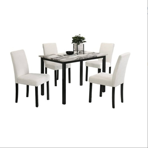 FauxMarble 5-Piece Dining Collection