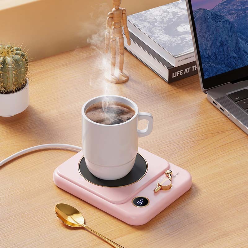 Milk & Beverage Warming Pad – Digital Display Desktop Heater