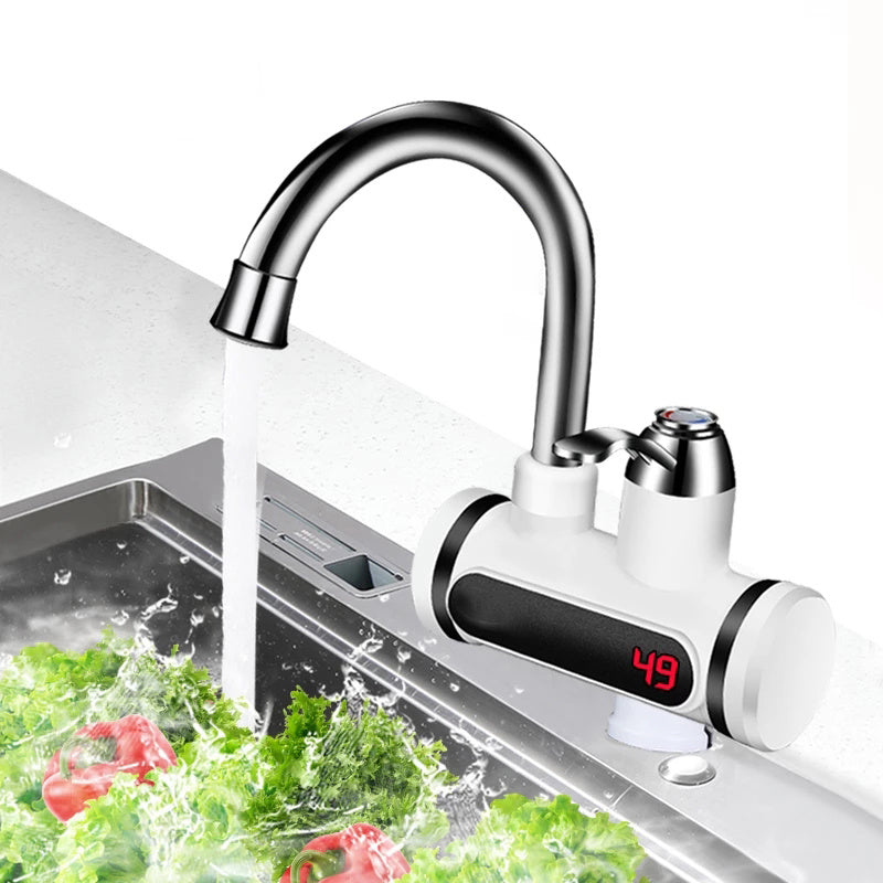 Instant Electric Water Heater Tap – Hot & Cold Faucet with Display