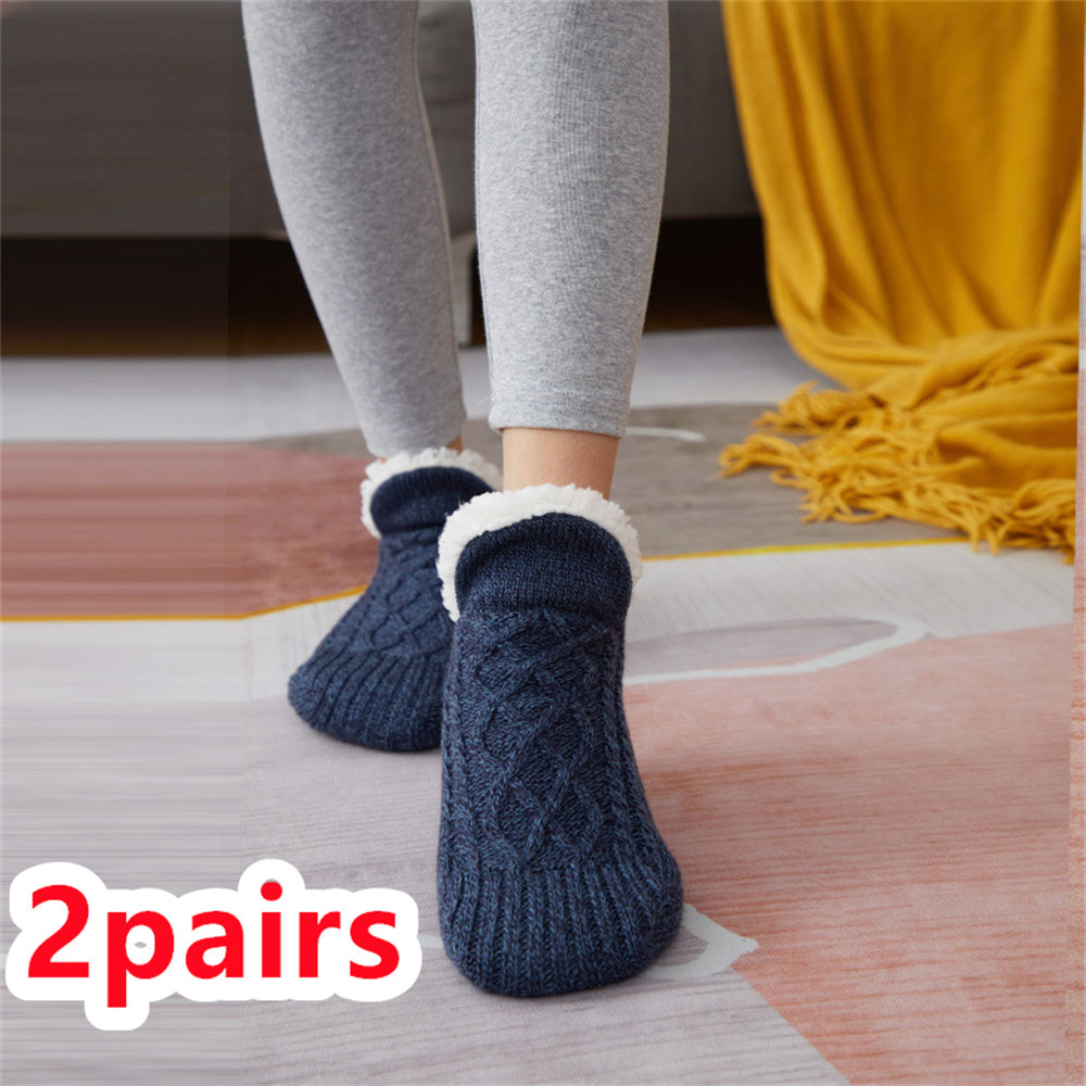 FuzzyFeet Winter Slipper Socks