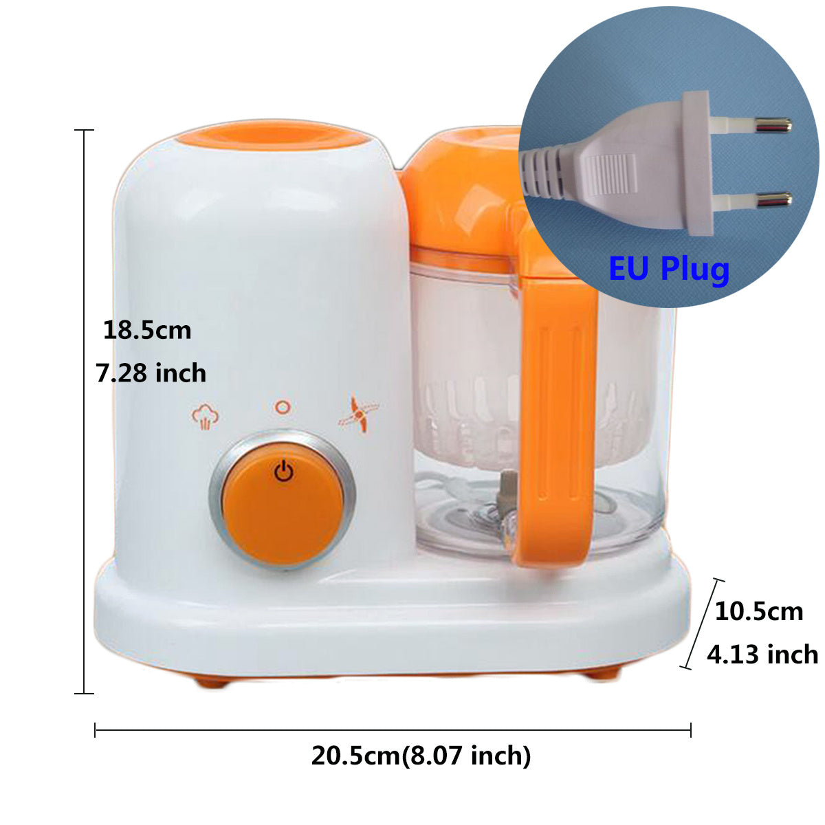 Smart Multi-Function Baby Food Processor – Milk Warmer & Blender