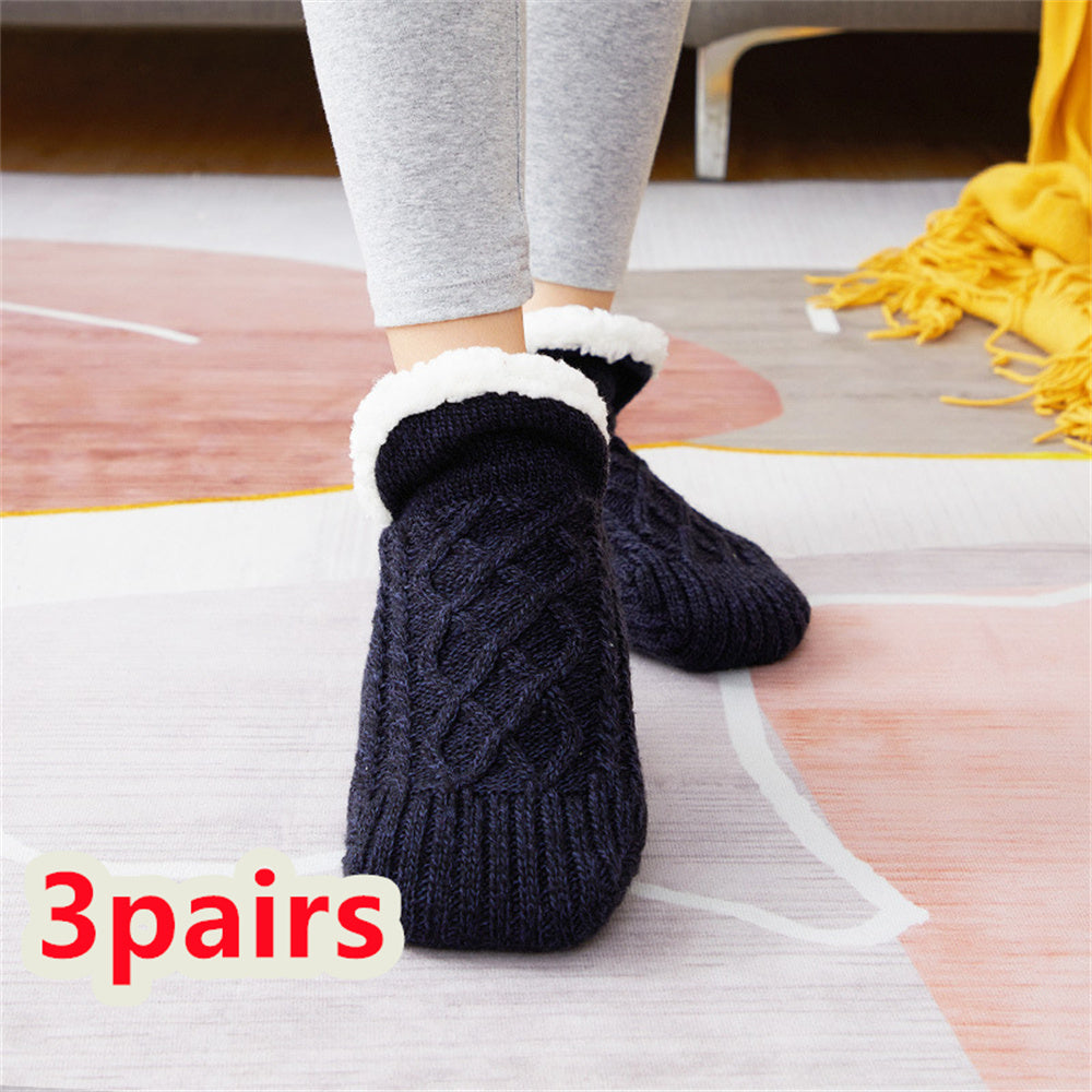 FuzzyFeet Winter Slipper Socks