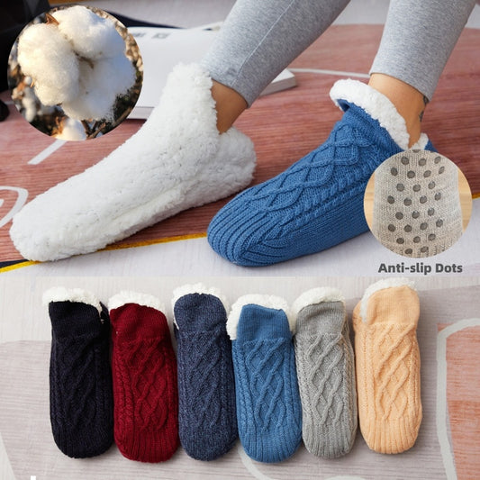 FuzzyFeet Winter Slipper Socks