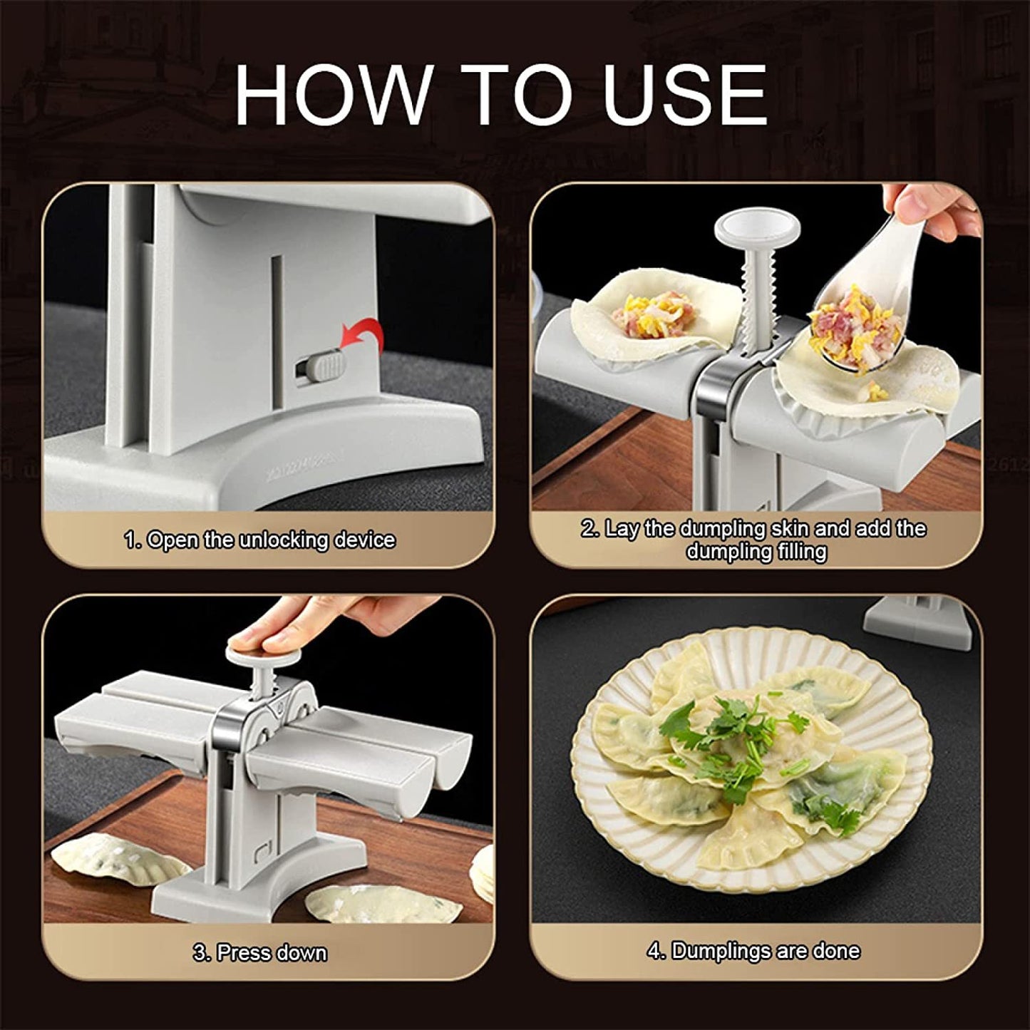 RapidFold Dumpling & Noodle Press