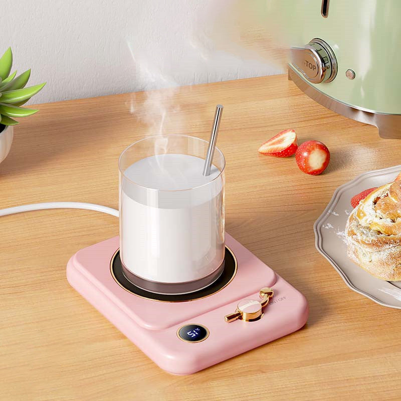 Milk & Beverage Warming Pad – Digital Display Desktop Heater