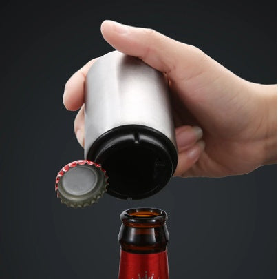 Automatic Stainless Steel Beer Bottle Opener – Party Essential