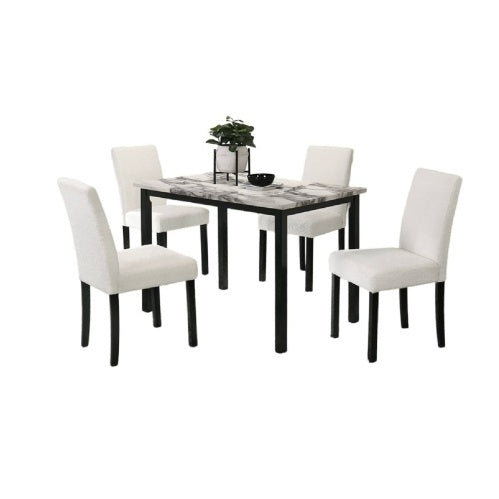 FauxMarble 5-Piece Dining Collection