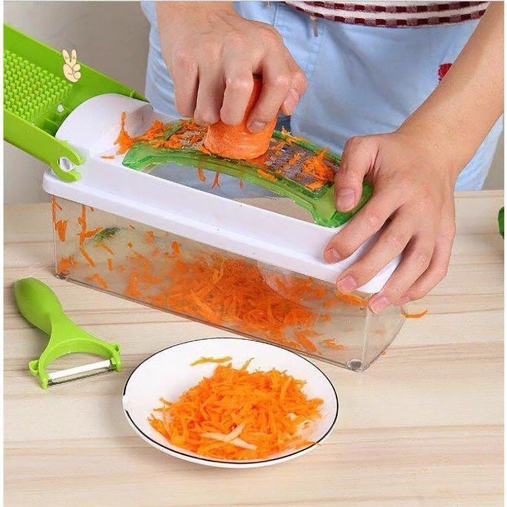 12-in-1 Multifunctional Vegetable Chopper & Slicer Set