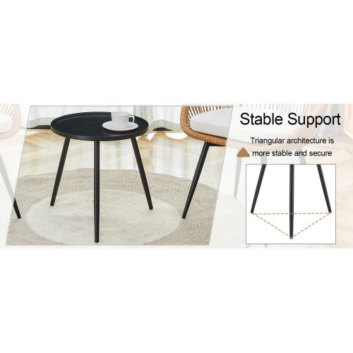 CozyRattan 3-Piece Table & Chairs