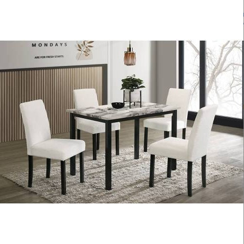 FauxMarble 5-Piece Dining Collection
