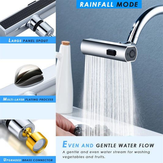 Universal Kitchen Faucet Nozzle – Waterfall & Splash-Proof