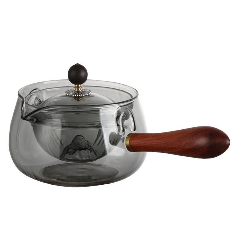 HeatSafe Rotary Glass Teapot with Infuser