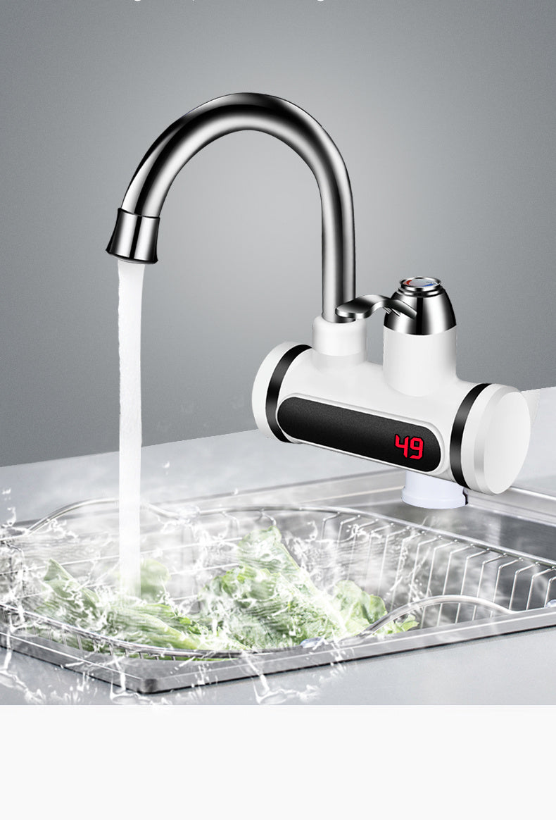 Instant Electric Water Heater Tap – Hot & Cold Faucet with Display
