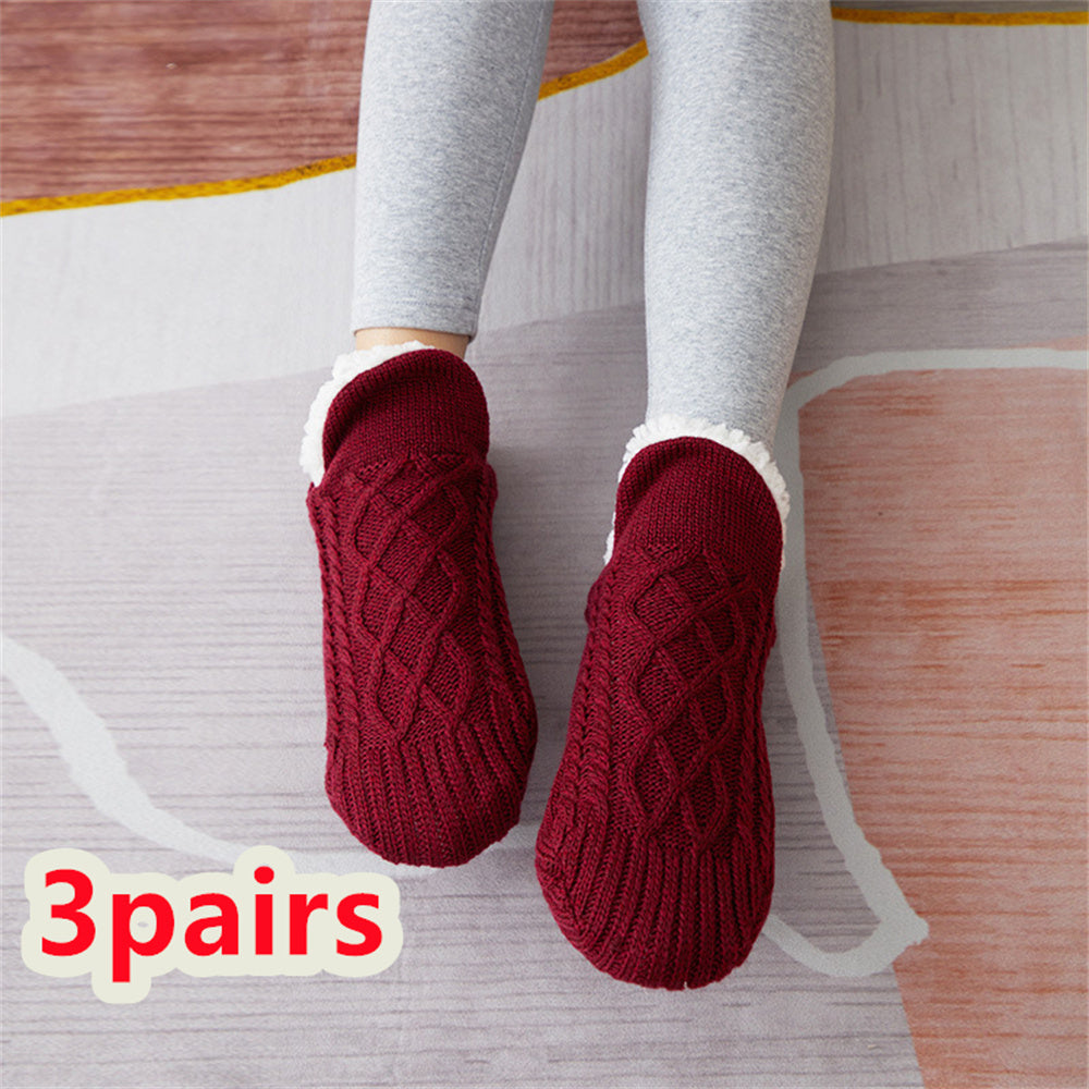 FuzzyFeet Winter Slipper Socks