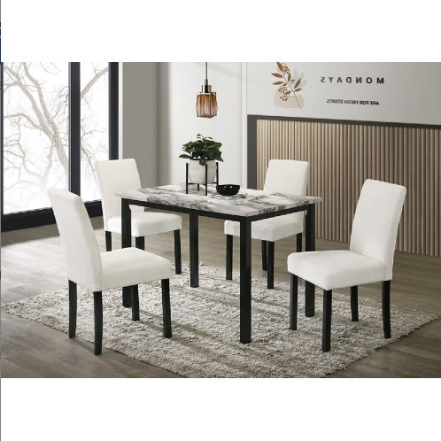 FauxMarble 5-Piece Dining Collection